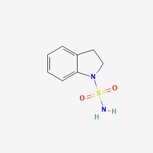 molecular formula C8H10N2O2S B3025485 2,3-二氢-1H-吲哚-1-磺酰胺 CAS No. 34917-77-6