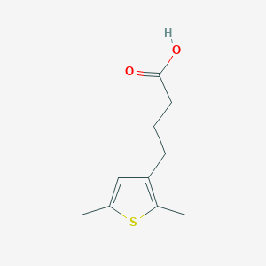 molecular formula C10H14O2S B3025486 4-(2,5-二甲基噻吩-3-基)丁酸 CAS No. 26420-27-9