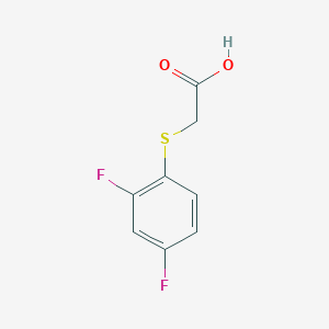 molecular formula C8H6F2O2S B3025488 2-(2,4-二氟苯基)硫代乙酸 CAS No. 773108-57-9