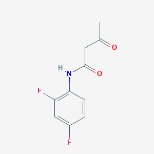 molecular formula C10H9F2NO2 B3025491 N-(2,4-二氟苯基)-3-氧代丁酰胺 CAS No. 218930-20-2