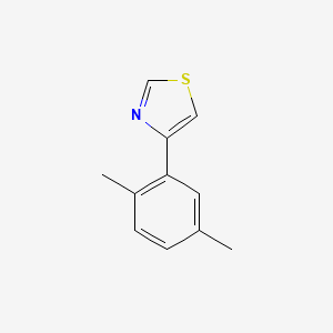 molecular formula C11H11NS B3025521 4-(2,5-二甲苯基)-1,3-噻唑 CAS No. 383143-39-3