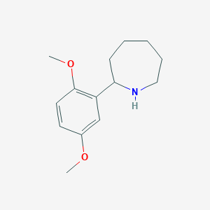B3025530 2-(2,5-Dimethoxyphenyl)azepane CAS No. 383130-85-6