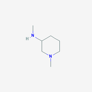molecular formula C7H16N2 B3025539 N,1-二甲基哌啶-3-胺 CAS No. 4606-66-0