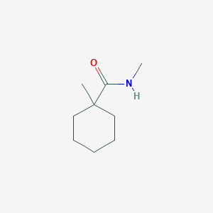 molecular formula C9H17NO B3025541 N,1-二甲基环己烷-1-甲酰胺 CAS No. 61930-86-7