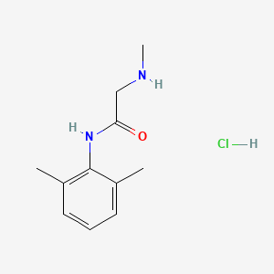 B3025549 N-(2,6-dimethylphenyl)-2-(methylamino)acetamide hydrochloride CAS No. 35891-84-0