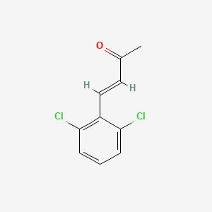 molecular formula C10H8Cl2O B3025564 2,6-二氯苄亚甲基丙酮 CAS No. 81559-89-9