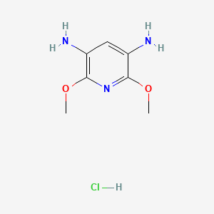 B3025581 2,6-Dimethoxypyridine-3,5-diamine hydrochloride CAS No. 169381-75-3