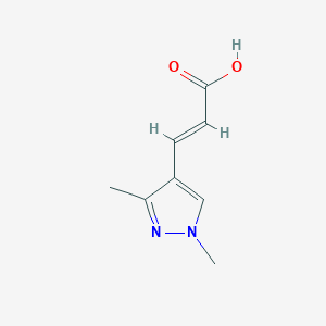 (2E)-3-(1,3-dimethyl-1H-pyrazol-4-yl)acrylic acid