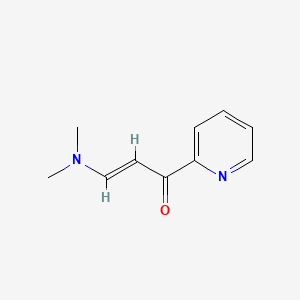 molecular formula C10H12N2O B3025606 (E)-3-(dimethylamino)-1-(pyridin-2-yl)prop-2-en-1-one CAS No. 66521-54-8