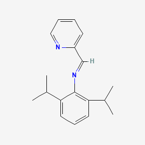 molecular formula C18H22N2 B3025613 反式-2,6-二异丙基-N-(2-吡啶亚甲基)苯胺 CAS No. 908294-68-8