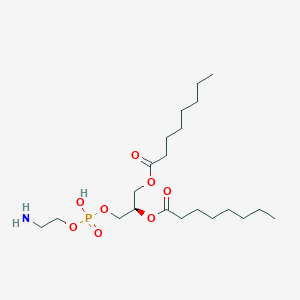 B3025620 1,2-Dioctanoyl-sn-glycero-3-phosphoethanolamine CAS No. 96760-44-0