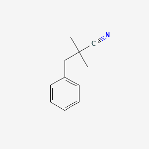 B3025624 2,2-Dimethyl-3-phenylpropanenitrile CAS No. 35863-45-7