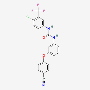 molecular formula C21H13ClF3N3O2 B3025652 OT4Aqx5mlu CAS No. 1400989-25-4