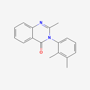 molecular formula C17H16N2O B3025654 4(3H)-Quinazolinone, 2-methyl-3-(2,3-xylyl)- CAS No. 1915-79-3