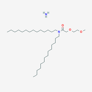 molecular formula C33H70N2O3 B3025661 Azane;2-(2-methoxyethoxy)-N,N-di(tetradecyl)acetamide CAS No. 1849616-42-7