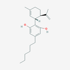 molecular formula C22H32O2 B3025671 5-hexyl-2-[(1R,6R)-3-methyl-6-(1-methylethenyl)-2-cyclohexen-1-yl]-1,3-benzenediol CAS No. 2552798-21-5