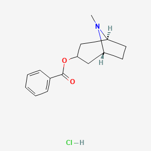 molecular formula C15H20ClNO2 B3025672 Tropacocaine hydrochloride CAS No. 637-23-0
