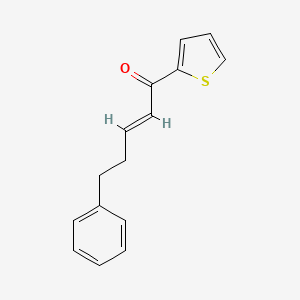 molecular formula C15H14OS B3025679 (2E)-5-苯基-1-(2-噻吩基)-2-戊烯-1-酮 CAS No. 1239987-91-7