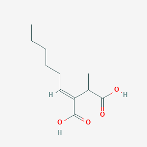 (2E)-2-hexylidene-3-methylbutanedioic acid