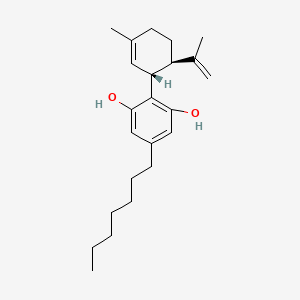 5-heptyl-2-[(1R,6R)-3-methyl-6-(1-methylethenyl)-2-cyclohexen-1-yl]-1,3-benzenediol