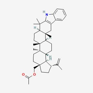 1'H-lupa-2,20(29)-dieno[3,2-b]indol-28-ol, acetate ester