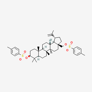 molecular formula C44H62O6S2 B3025728 (3beta)-Lup-20(29)-ene-3,28-diol, 3,28-bis(4-methylbenzenesulfonate) CAS No. 77265-02-2