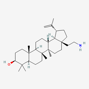 molecular formula C31H53NO B3025729 (3beta)-17-(2-Aminoethyl)-28-norlup-20(29)-en-3-ol CAS No. 1025068-94-3