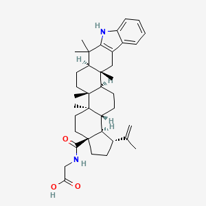 N-(28-oxo-1'H-lupa-2,20(29)-dieno[3,2-b]indol-28-yl)-glycine