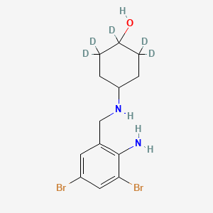 molecular formula C13H18Br2N2O B3025747 rac-cis-Ambroxol-d5 CAS No. 1246818-80-3