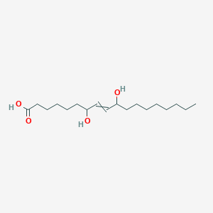molecular formula C18H34O4 B3025748 7,10-Dihydroxyoctadec-8-enoic acid CAS No. 131021-99-3