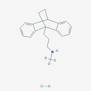 molecular formula C20H24ClN B3025761 N-methyl-d3-9,10-ethanoanthracene-9(10H)-propanamine, monohydrochloride CAS No. 1329496-63-0