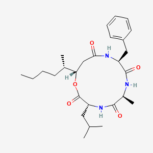molecular formula C27H41N3O5 B3025785 Beauveriolide I CAS No. 154491-55-1