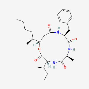 molecular formula C27H41N3O5 B3025787 Beauveriolide III CAS No. 221111-70-2