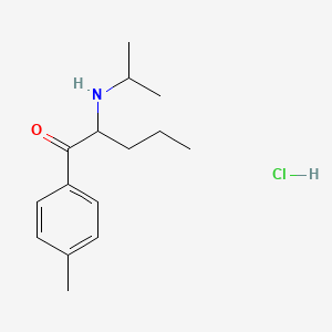 molecular formula C15H24ClNO B3025794 2-[(1-Methylethyl)amino]-1-(4-methylphenyl)-1-pentanone, monohydrochloride CAS No. 18296-68-9