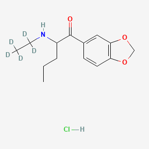1-(1,3-Benzodioxol-5-yl)-2-(ethyl-d5-amino)-1-pentanone, monohydrochloride