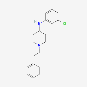 N-(3-chlorophenyl)-1-(2-phenylethyl)-4-piperidinamine