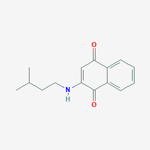 2-[(3-Methylbutyl)amino]-1,4-naphthalenedione