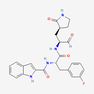 molecular formula C25H25FN4O4 B3025819 SARS-CoV MPro-IN-1 CAS No. 2413716-71-7