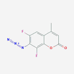 molecular formula C10H5F2N3O2 B3025827 7-Azido-6,8-difluoro-4-methyl-2H-1-benzopyran-2-one CAS No. 2103919-91-9