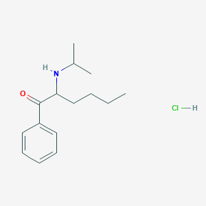 2-[(1-Methylethyl)amino]-1-phenyl-1-hexanone, monohydrochloride