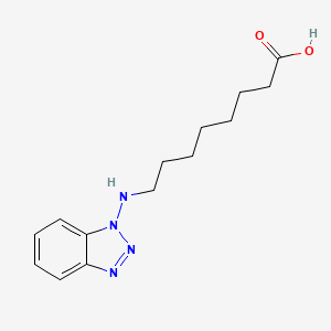 molecular formula C14H20N4O2 B3025832 8-(1H-benzotriazol-1-ylamino)-octanoic acid CAS No. 2428734-45-4