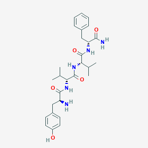 L-tyrosyl-D-valyl-L-valyl-D-phenylalaninamide