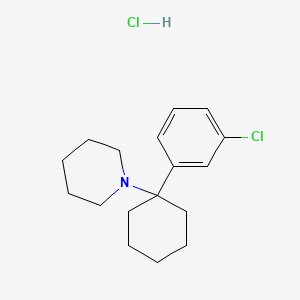 1-[1-(3-Chlorophenyl)cyclohexyl]-piperidine, monohydrochloride