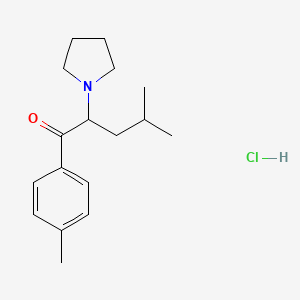 4-Methyl-1-(4-methylphenyl)-2-(1-pyrrolidinyl)-1-pentanone, monohydrochloride