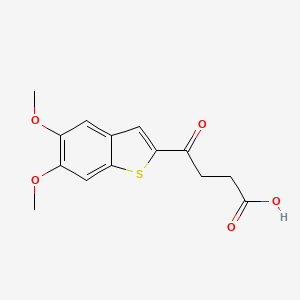 4-(5,6-Dimethoxybenzo[b]thiophen-2-yl)-4-oxobutanoic acid