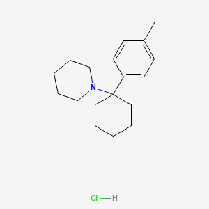 1-[1-(4-Methylphenyl)cyclohexyl]piperidine;hydrochloride