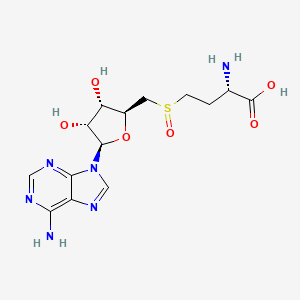 5'-[[(3S)-3-amino-3-carboxypropyl]sulfinyl]-5'-deoxy-adenosine