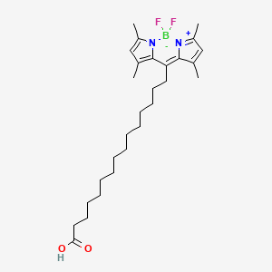 (T-4)-[omicron-(3,5-dimethyl-2H-pyrrol-2-ylidene-kappaN)-3,5-dimethyl-1H-pyrrole-2-hexadecanoato(2-)-kappaN1]difluoro-borate(1-)
