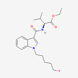 molecular formula C21H29FN2O3 B3025897 N-[[1-(5-fluoropentyl)-1H-indol-3-yl]carbonyl]-L-valine, ethyl ester CAS No. 2648861-83-8