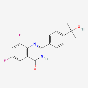molecular formula C17H14F2N2O2 B3025901 Tankyrase-IN-2 CAS No. 1588870-36-3